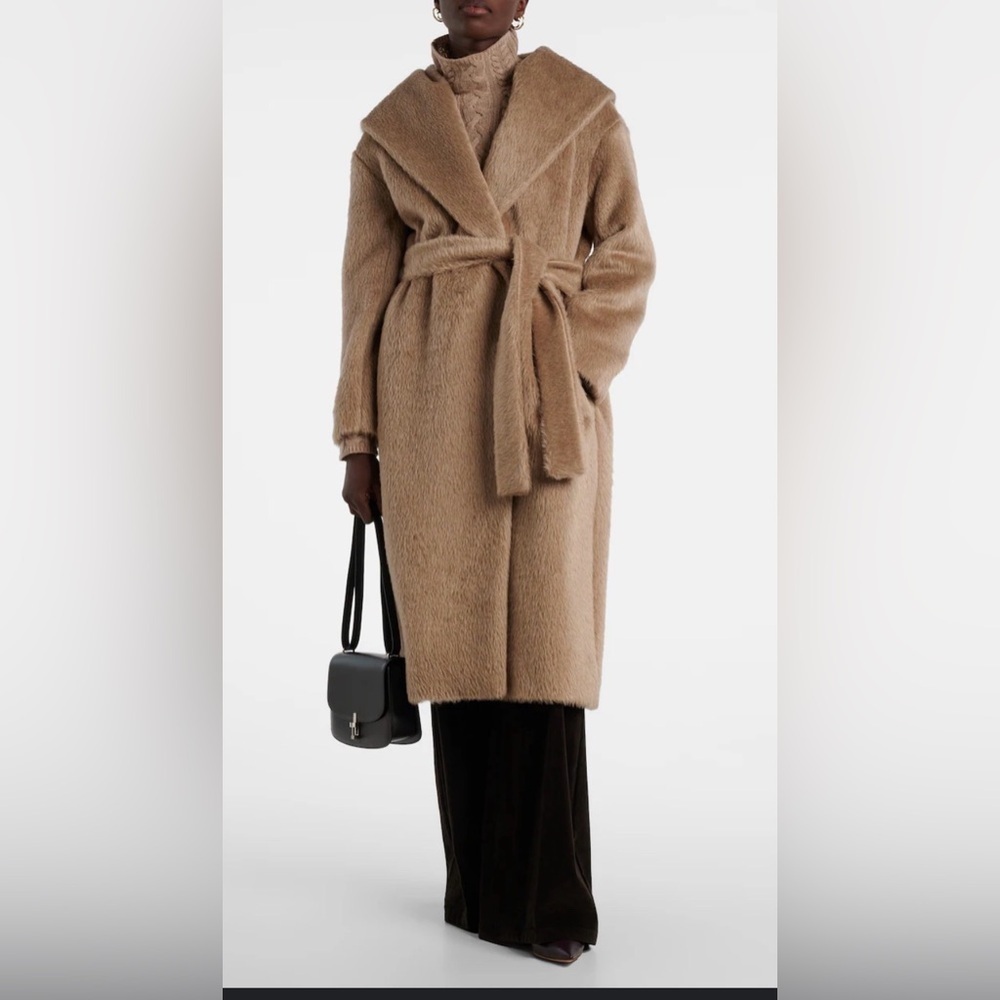 MaxMara Elian, Wool, Cashmere Teddy Blend Coat - Picture 1 of 15